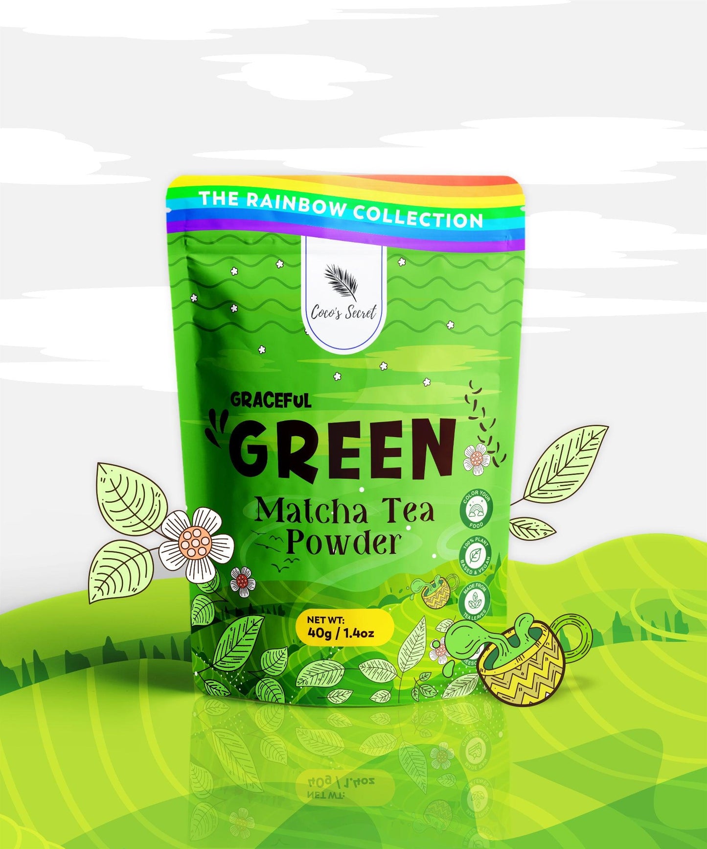 Green Matcha Tea Powder - Coco's Secret